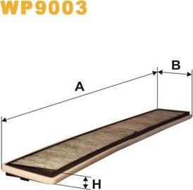 WIX Filters WP9003 - Suodatin, sisäilma inparts.fi