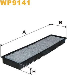 WIX Filters WP9141 - Suodatin, sisäilma inparts.fi