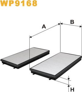 WIX Filters WP9168 - Suodatin, sisäilma inparts.fi