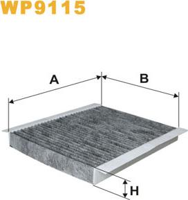 WIX Filters WP9115 - Suodatin, sisäilma inparts.fi