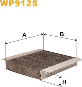 WIX Filters WP9125 - Suodatin, sisäilma inparts.fi