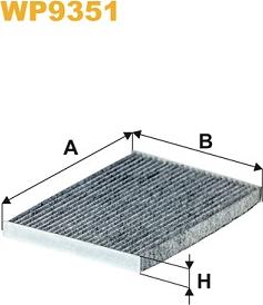 WIX Filters WP9351 - Suodatin, sisäilma inparts.fi