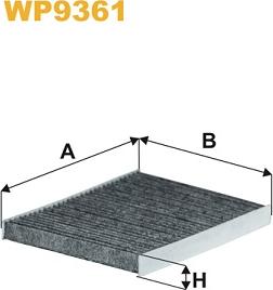 WIX Filters WP9361 - Suodatin, sisäilma inparts.fi