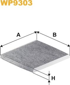 WIX Filters WP9303 - Suodatin, sisäilma inparts.fi