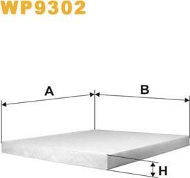 WIX Filters WP9302 - Suodatin, sisäilma inparts.fi