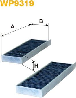 WIX Filters WP9319 - Suodatin, sisäilma inparts.fi