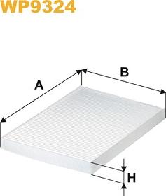 WIX Filters WP9324 - Suodatin, sisäilma inparts.fi