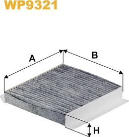 WIX Filters WP9321 - Suodatin, sisäilma inparts.fi