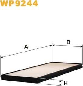 WIX Filters WP9244 - Suodatin, sisäilma inparts.fi