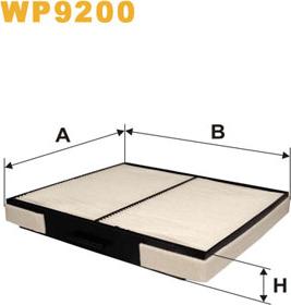 WIX Filters WP9200 - Suodatin, sisäilma inparts.fi