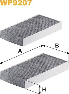 WIX Filters WP9207 - Suodatin, sisäilma inparts.fi