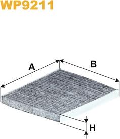 WIX Filters WP9211 - Suodatin, sisäilma inparts.fi