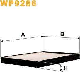 WIX Filters WP9286 - Suodatin, sisäilma inparts.fi