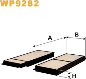 WIX Filters WP9282 - Suodatin, sisäilma inparts.fi