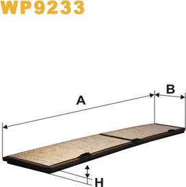 WIX Filters WP9233 - Suodatin, sisäilma inparts.fi