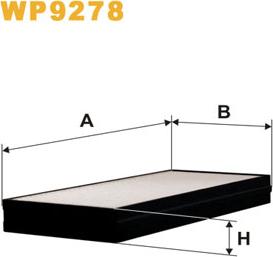 WIX Filters WP9278 - Suodatin, sisäilma inparts.fi