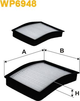 WIX Filters WP6948 - Suodatin, sisäilma inparts.fi