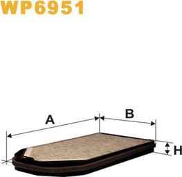 WIX Filters WP6951 - Suodatin, sisäilma inparts.fi