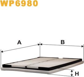 WIX Filters WP6980 - Suodatin, sisäilma inparts.fi