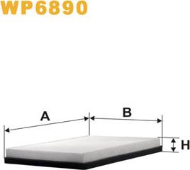 WIX Filters WP6890 - Suodatin, sisäilma inparts.fi