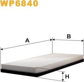 WIX Filters WP6840 - Suodatin, sisäilma inparts.fi