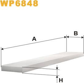 WIX Filters WP6848 - Suodatin, sisäilma inparts.fi