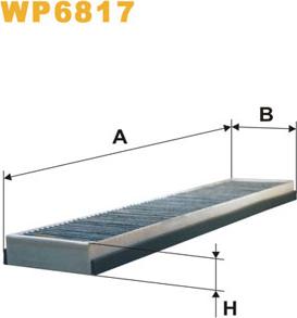 WIX Filters WP6817 - Suodatin, sisäilma inparts.fi