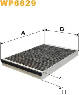 WIX Filters WP6829 - Suodatin, sisäilma inparts.fi