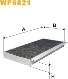 WIX Filters WP6821 - Suodatin, sisäilma inparts.fi