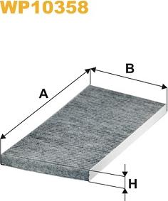 WIX Filters WP10358 - Suodatin, sisäilma inparts.fi