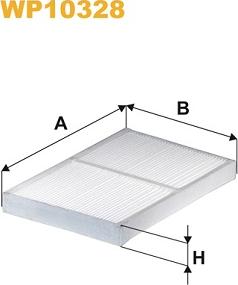 WIX Filters WP10328 - Suodatin, sisäilma inparts.fi