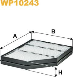 WIX Filters WP10243 - Suodatin, sisäilma inparts.fi