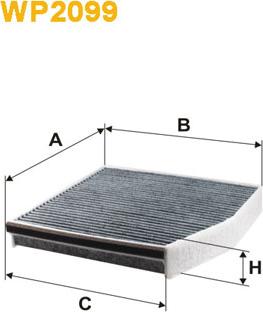 WIX Filters WP2099 - Suodatin, sisäilma inparts.fi