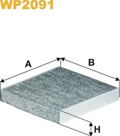 WIX Filters WP2091 - Suodatin, sisäilma inparts.fi