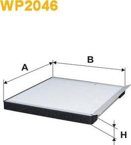 WIX Filters WP2046 - Suodatin, sisäilma inparts.fi