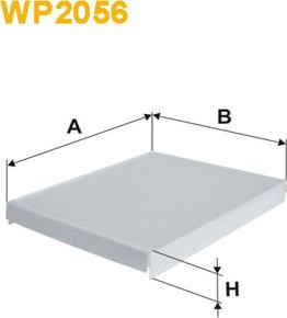 WIX Filters WP2056 - Suodatin, sisäilma inparts.fi