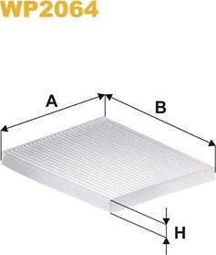 WIX Filters WP2064 - Suodatin, sisäilma inparts.fi