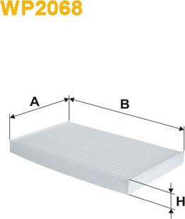 WIX Filters WP2068 - Suodatin, sisäilma inparts.fi