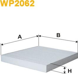 WIX Filters WP2062 - Suodatin, sisäilma inparts.fi