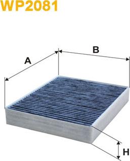 WIX Filters WP2081 - Suodatin, sisäilma inparts.fi