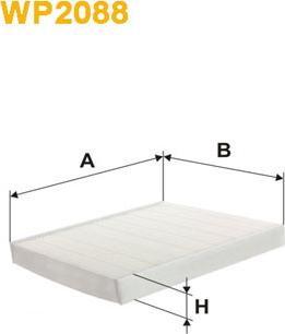 WIX Filters WP2088 - Suodatin, sisäilma inparts.fi