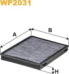 WIX Filters WP2031 - Suodatin, sisäilma inparts.fi