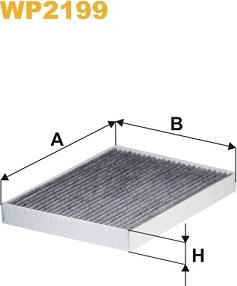 WIX Filters WP2199 - Suodatin, sisäilma inparts.fi