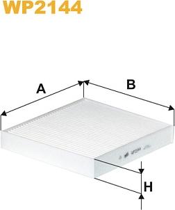 WIX Filters WP2144 - Suodatin, sisäilma inparts.fi