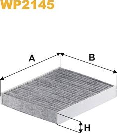 WIX Filters WP2145 - Suodatin, sisäilma inparts.fi