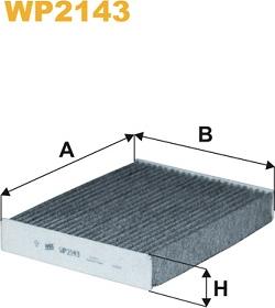 WIX Filters WP2143 - Suodatin, sisäilma inparts.fi