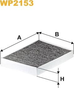 WIX Filters WP2153 - Suodatin, sisäilma inparts.fi