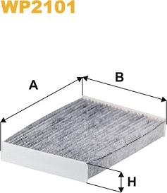 WIX Filters WP2101 - Suodatin, sisäilma inparts.fi