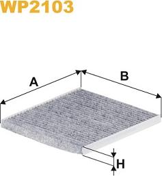 WIX Filters WP2103 - Suodatin, sisäilma inparts.fi