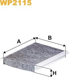 WIX Filters WP2115 - Suodatin, sisäilma inparts.fi